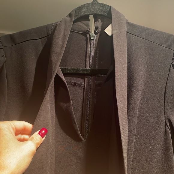 REISS One Piece Black Jumpsuit; Size 2; only worn once with Andy Cohen on WWHL - Picture 3 of 6